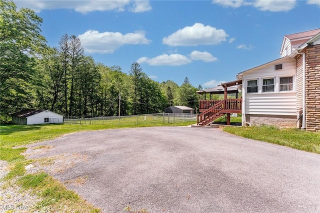 10790 Good Hope Pike, Jane Lew, WV 26378 - view of patio / terrace featuring stairs