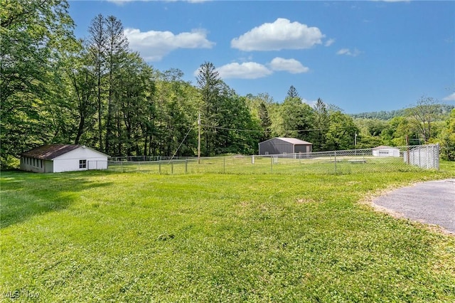 10790 Good Hope Pike, Jane Lew, WV 26378 - view of yard with a view of trees and an outbuilding
