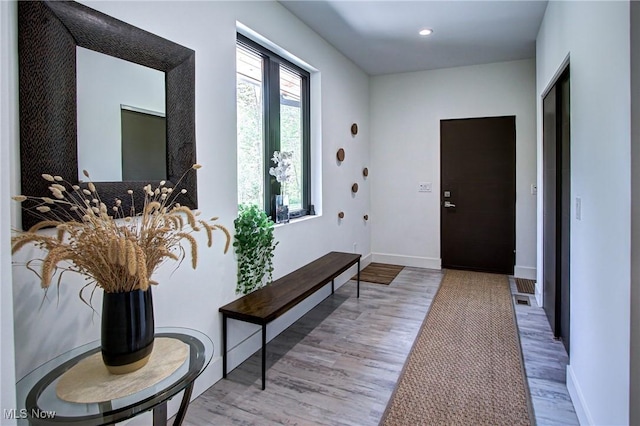 4385 Good Rd, Seville, OH 44273 - entrance foyer with wood finished floors and baseboards