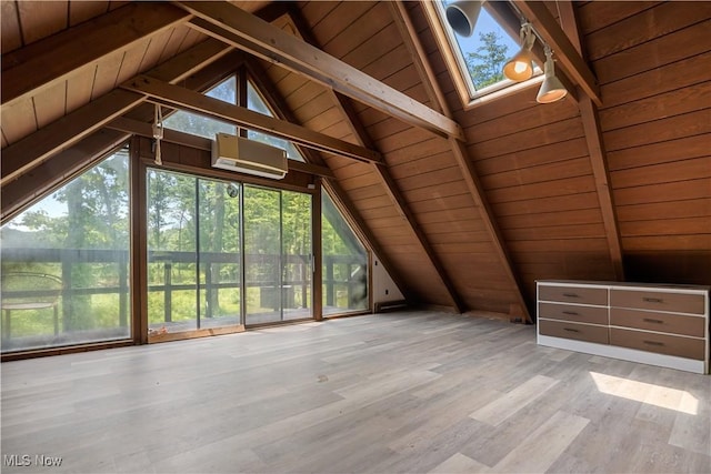 6226 Mayburn Barclay Rd, Kinsman, OH 44428 - additional living space with wooden ceiling and wood finished floors