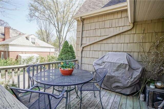 1415 Inwood Rd, Alliance, OH 44601 - deck with outdoor dining area and area for grilling