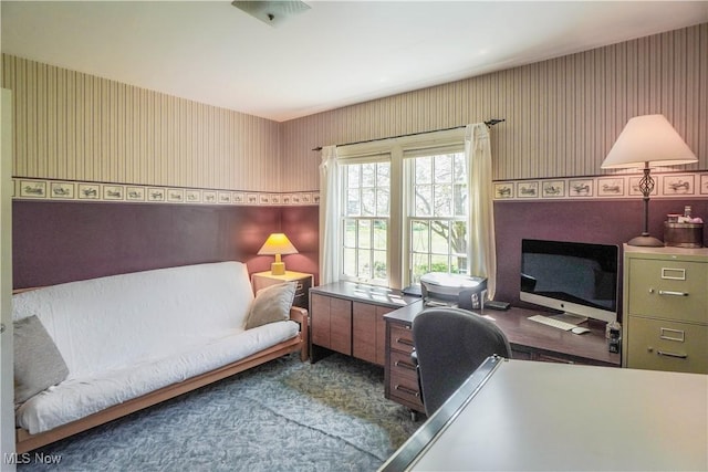 1415 Inwood Rd, Alliance, OH 44601 - office with wallpapered walls
