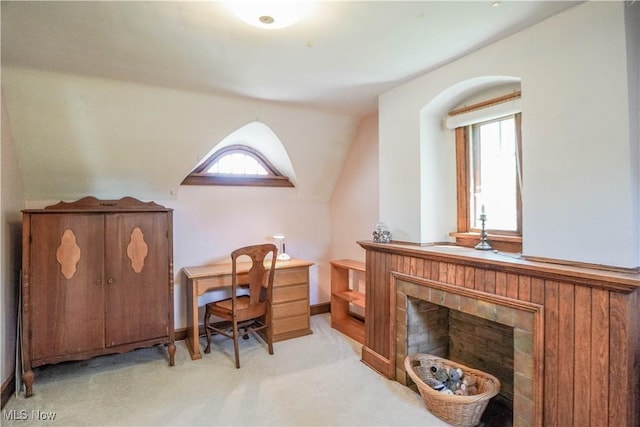 1415 Inwood Rd, Alliance, OH 44601 - office space with carpet, vaulted ceiling, and arched walkways