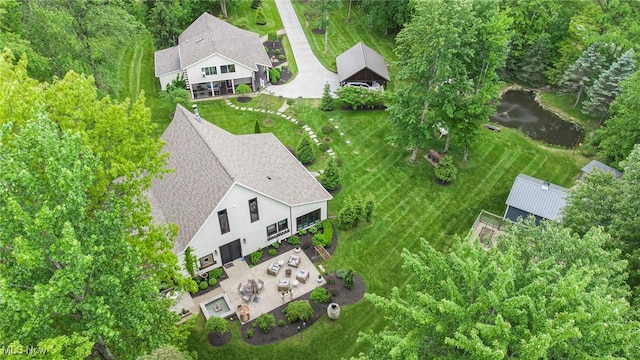 7090 Country Ln, Chagrin Falls, OH 44023 - aerial view of property and surrounding area with a large body of water