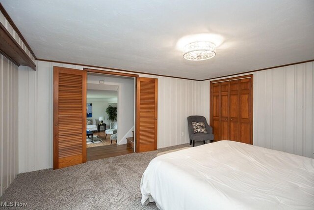 3762 Covington Rd, South Euclid, OH 44121 - bedroom with crown molding and carpet flooring