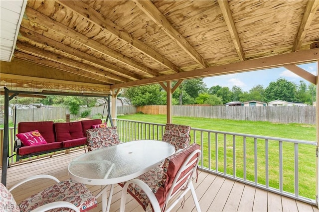 22938 US Route 30, Minerva, OH 44657 - view of wooden terrace