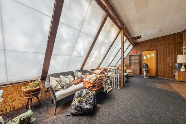 7100 Barton Rd, North Olmsted, OH 44070 - sunroom with lofted ceiling