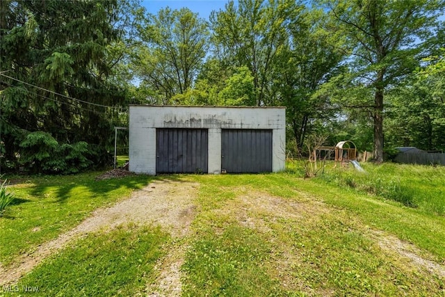 7100 Barton Rd, North Olmsted, OH 44070 - view of outdoor structure with a playground