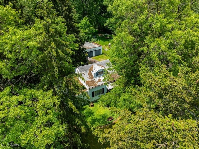 7100 Barton Rd, North Olmsted, OH 44070 - view from above of property