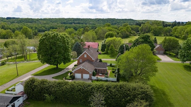 195 W 5th St, Zoar, OH 44622 - aerial view of property and surrounding area with a heavily wooded area