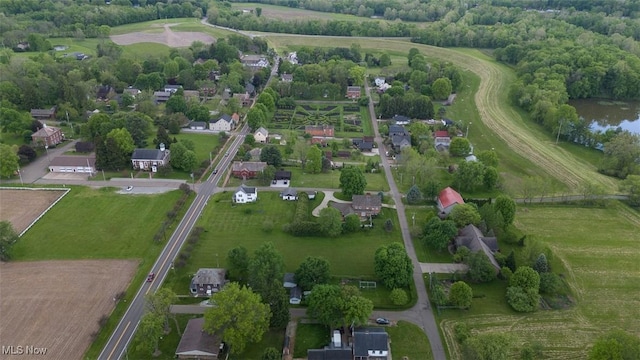 195 W 5th St, Zoar, OH 44622 - aerial view of property and surrounding area with rural landscape and a large body of water