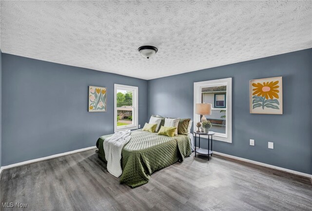225 E Bergey St, Wadsworth, OH 44281 - bedroom with wood finished floors and a textured ceiling