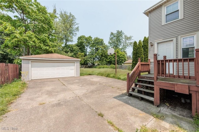 1222 W 6th St, Lorain, OH 44052 - view of detached garage
