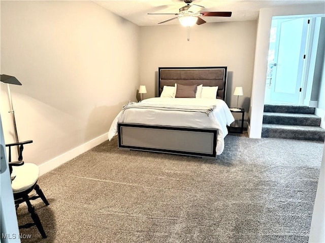 5771 E Blvd NW, Canton, OH 44718 - bedroom featuring carpet floors and ceiling fan