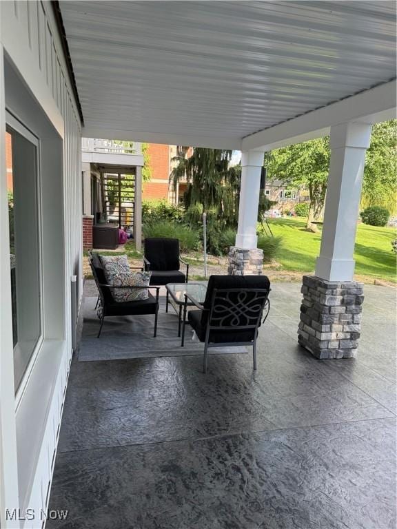 5771 E Blvd NW, Canton, OH 44718 - view of patio / terrace with an outdoor living space
