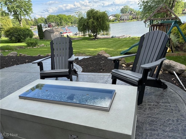 5771 E Blvd NW, Canton, OH 44718 - view of patio with a water view