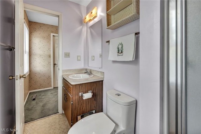 3895 Mars Dr, Brunswick, OH 44212 - half bath with vanity and toilet