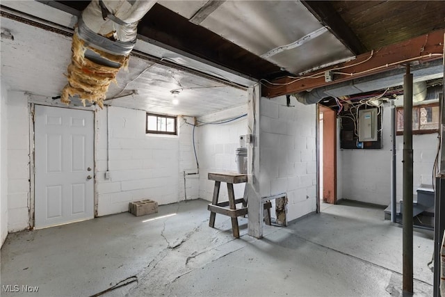 159 Locust St, Wintersville, OH 43953 - basement featuring electric panel