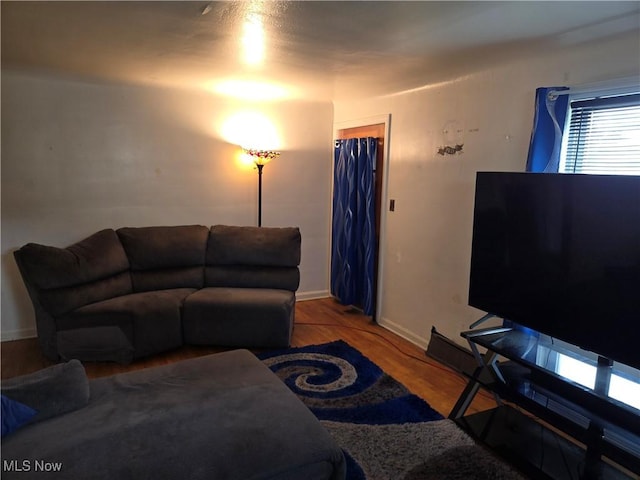 22061 Miller Ave, Euclid, OH 44119 - living room with wood finished floors and baseboards