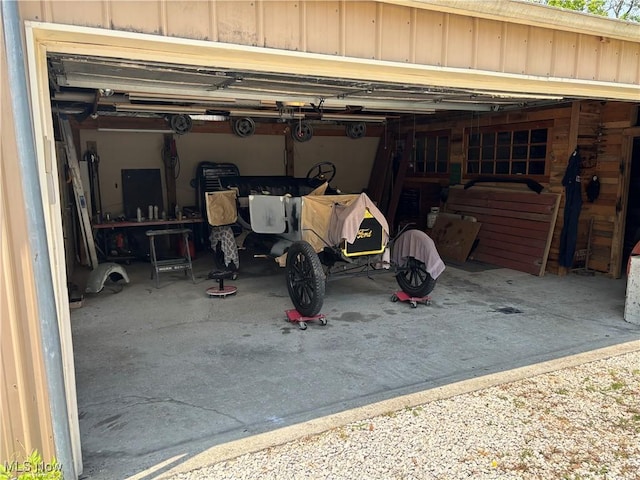 586 Columbia Rd, Valley City, OH 44280 - view of garage