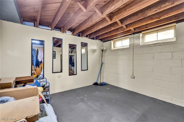 14901 Krems Ave, Maple Heights, OH 44137 - below grade area with concrete block wall