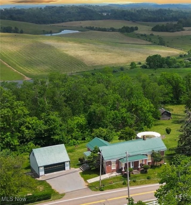 9031 State Route 213, Toronto, OH 43964 - overview of rural landscape with a nearby body of water