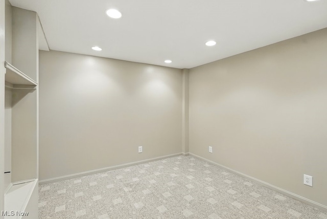 3385 Marsh Rd, Stow, OH 44224 - carpeted empty room with recessed lighting and baseboards