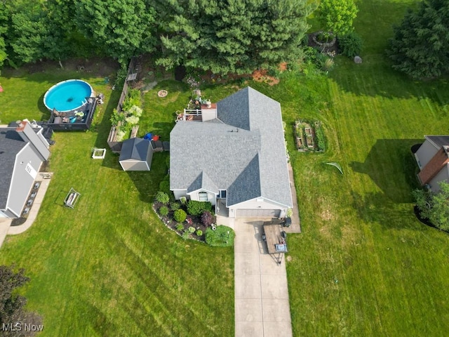 6647 Avalon St NW, Canton, OH 44708 - view from above of property with a pool