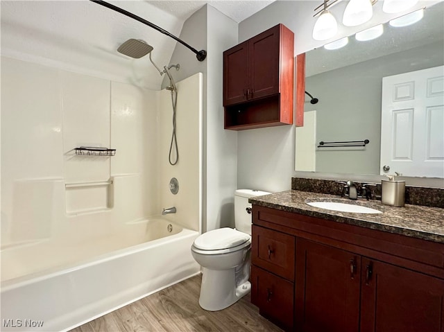 3430 E Prescott Cir, Cuyahoga Falls, OH 44223 - full bath with wood finished floors, vanity, shower / tub combination, and toilet