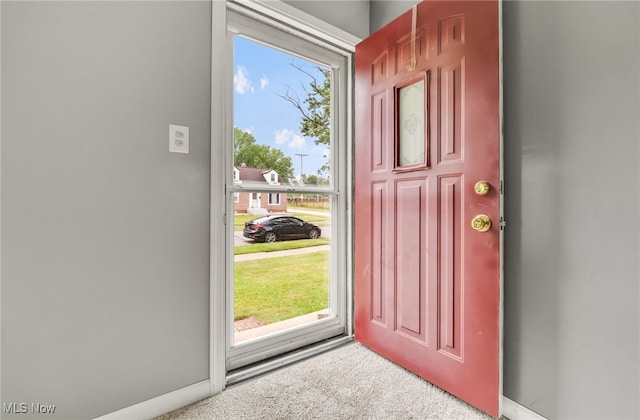 5002 Lincoln Ave, Parma, OH 44134 - carpeted entryway featuring baseboards