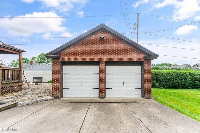 97 Overlook Blvd, Struthers, OH 44471 - view of detached garage
