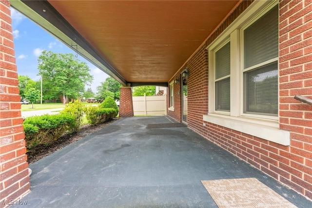 97 Overlook Blvd, Struthers, OH 44471 - view of patio with a carport