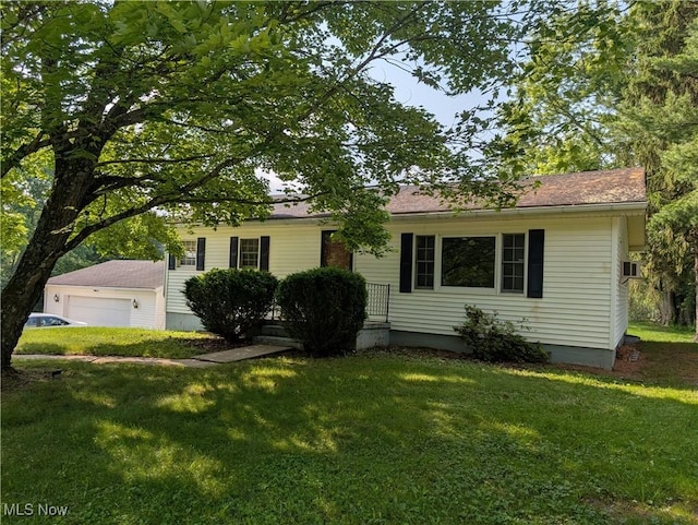 5710 Sugargrove Rd, Blue Rock, OH 43720 - single story home with a front yard