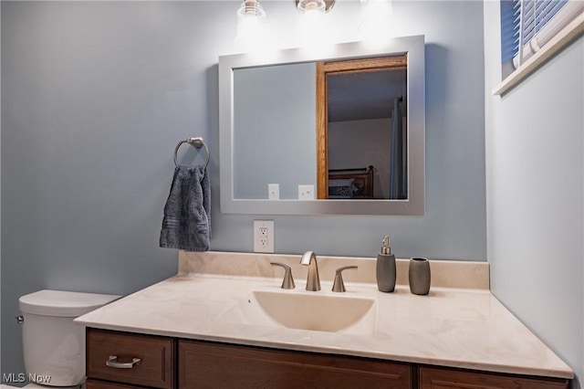 488 Maple Dr, Williamstown, WV 26187 - bathroom featuring vanity and toilet