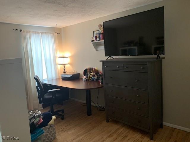 2115 Presidential Pkwy Unit B5, Twinsburg, OH 44087 - office space with light wood-type flooring, a textured ceiling, and baseboards