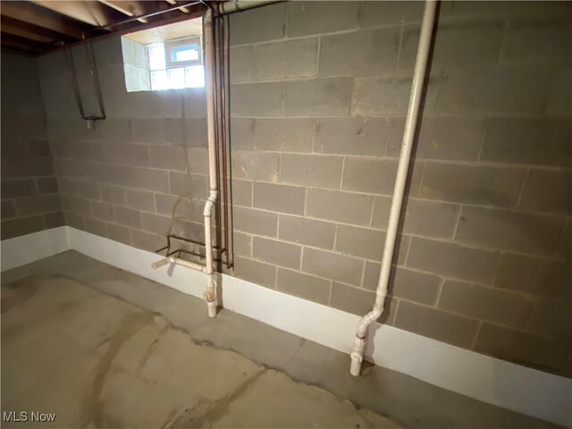 6234 W 54th St, Parma, OH 44129 - below grade area with concrete block wall