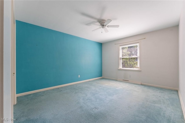 923 Hillcrest Ave SW, North Canton, OH 44720 - unfurnished room with carpet floors and ceiling fan