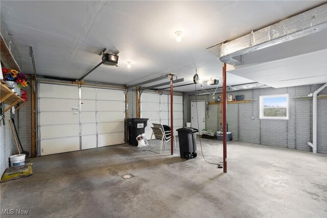 60922 Webb Heights Rd, Shadyside, OH 43947 - garage with a garage door opener