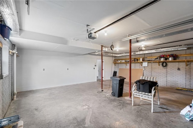 60922 Webb Heights Rd, Shadyside, OH 43947 - garage with a garage door opener