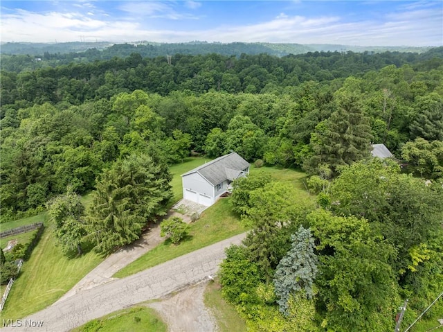 60922 Webb Heights Rd, Shadyside, OH 43947 - aerial view of property and surrounding area featuring a heavily wooded area