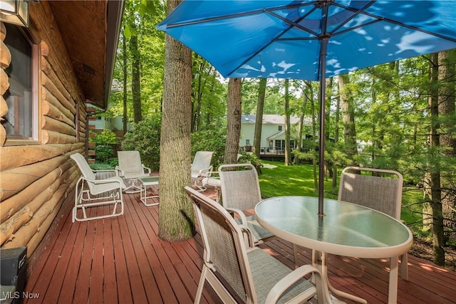 5820 Kildare Cir NW, Canton, OH 44718 - deck with outdoor dining area