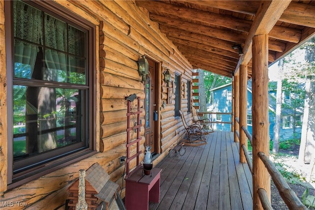 5820 Kildare Cir NW, Canton, OH 44718 - view of wooden porch