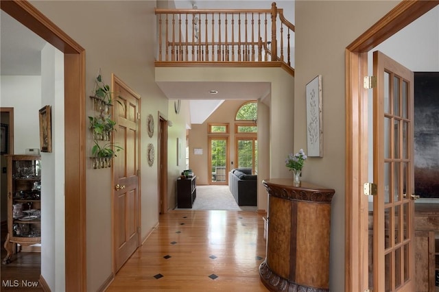 4151 Williamsburg Ct, Medina, OH 44256 - foyer entrance with wood finished floors and a towering ceiling