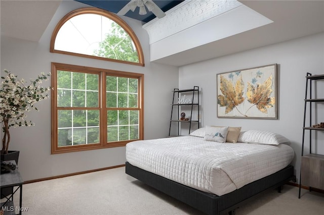 4151 Williamsburg Ct, Medina, OH 44256 - bedroom with carpet, baseboards, and vaulted ceiling