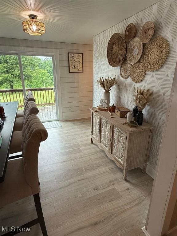 2405 Irish Ridge Rd, Philo, OH 43771 - hall with light wood-style floors