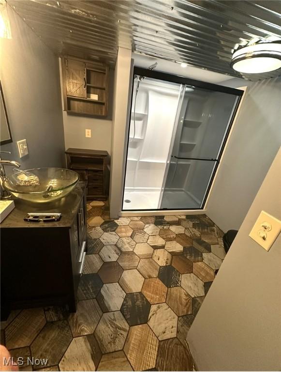 2405 Irish Ridge Rd, Philo, OH 43771 - full bath with vanity and a shower stall