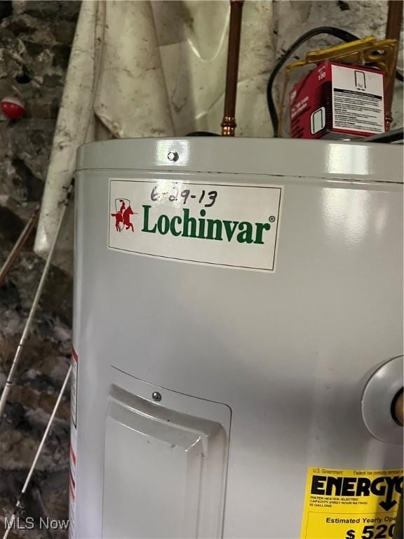 1723 W Prospect Rd, Ashtabula, OH 44004 - basement view of water heater