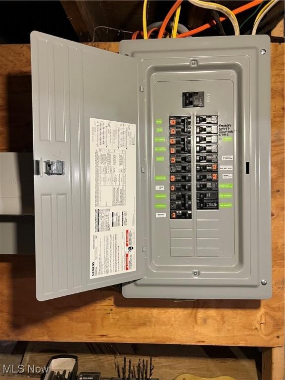 1723 W Prospect Rd, Ashtabula, OH 44004 - utility room featuring electric panel
