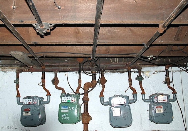 4354 E 71st St, Cleveland, OH 44105 - basement view of gas meter