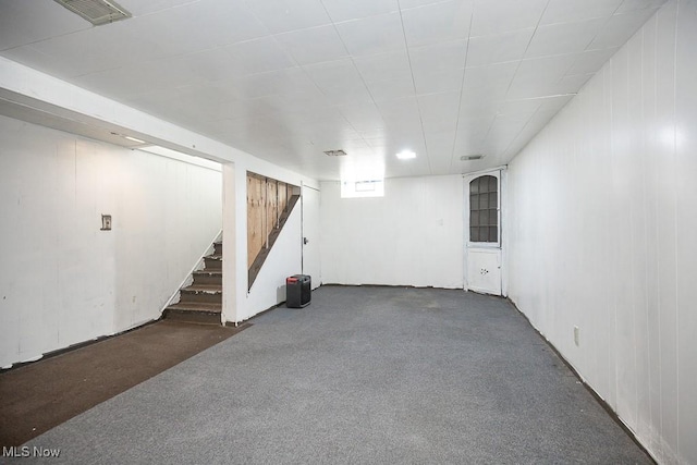 7428 Ira Ave, Brooklyn, OH 44144 - below grade area with stairway and carpet floors